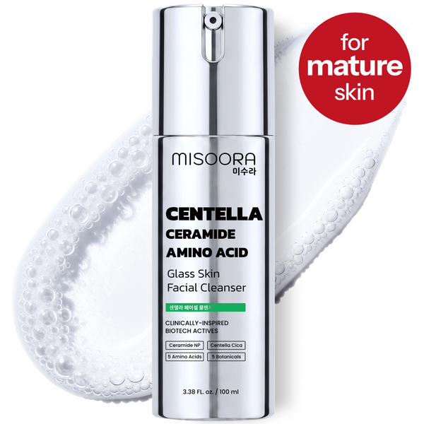 MISOORA Centella Ceramide Amino Acid Cleanser for mature skin
