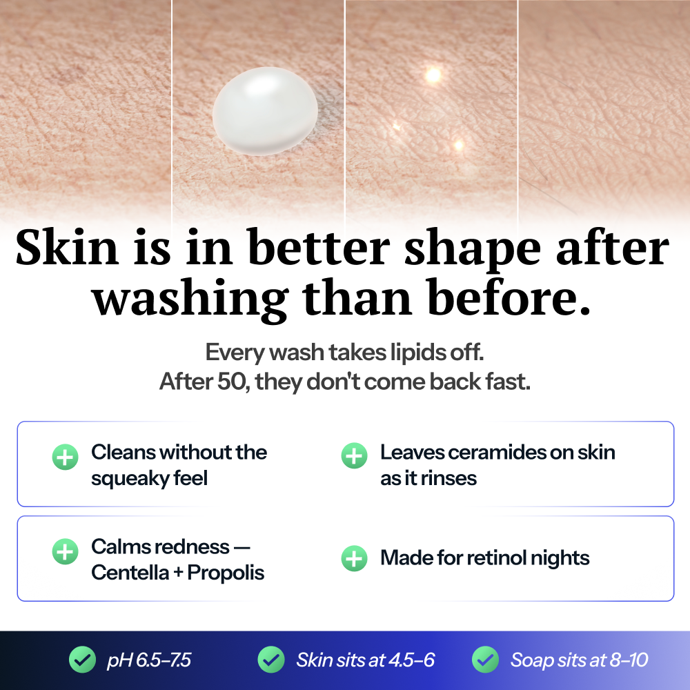 Centella Ceramide Amino Acid Cleanser for Mature Skin